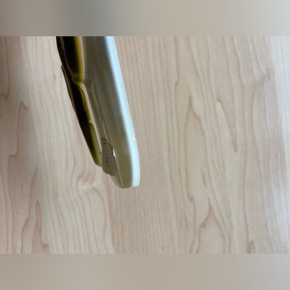 Vintage Spoon Rest Lucite Flower Blue 1970s Daisy Paperweight Retro Decor - Picture 4 of 8